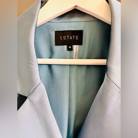 Brand NEW w/ Tags BLOOMINGDALE
Side Tie Long Sleeve Satin Blazer Dress SUZE 10 - Picture 5 of 12